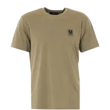 Футболка с круглым вырезом и нашивкой с логотипом