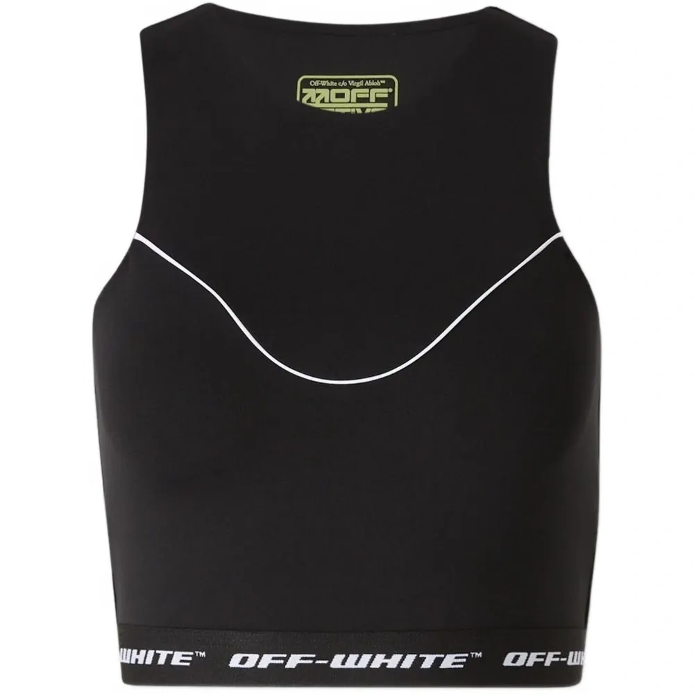 Топ с логотипом на подоле Топ с логотипом на подоле