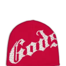 Шапка с логотипом и украшениями