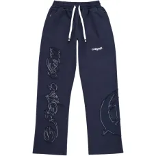 Треники с эффектом необработанного и состаренного вида