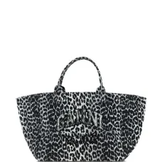Сумка-тоут с аппликацией в виде леопарда из пайеток XXL Сумка-тоут с аппликацией в виде леопарда из пайеток XXL