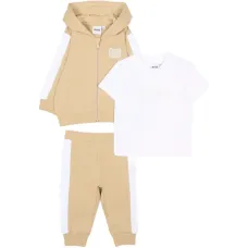 Спортивный костюм с полосатыми деталями Спортивный костюм с полосатыми деталями