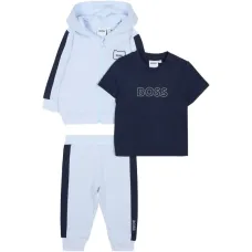 Спортивный костюм с полосатыми деталями Спортивный костюм с полосатыми деталями