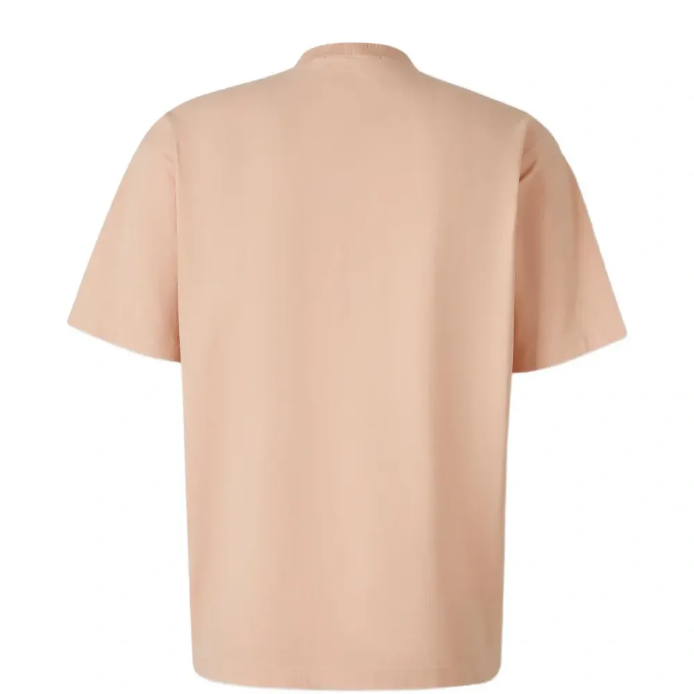 Рифленая футболка с нашивкой-эмблемой