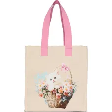 Сумка-тоут с цветочным принтом Сумка-тоут с цветочным принтом