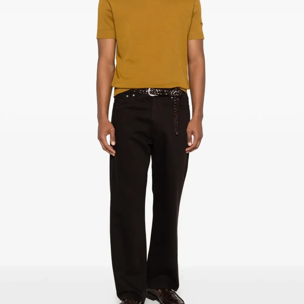 Футболка с интегрированной ребристой отделкой