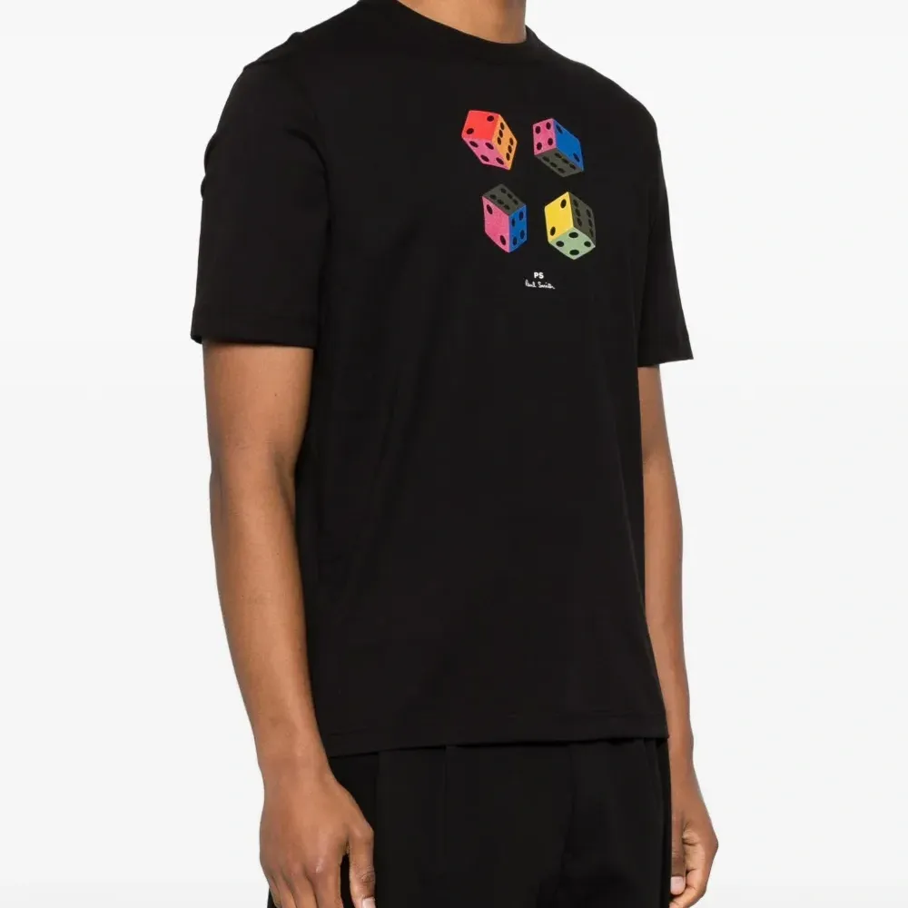 Футболка с принтом в виде игральных костей