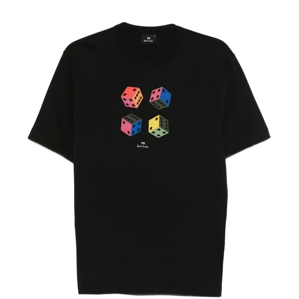 Футболка с принтом в виде игральных костей