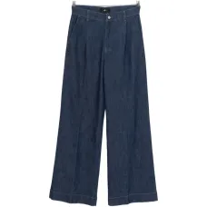 Плиссированные джинсы