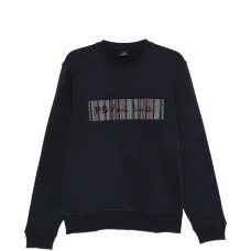 Свитшот свободного кроя с круглым вырезом