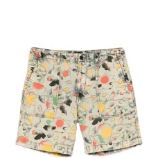 Шорты с цветочным принтом