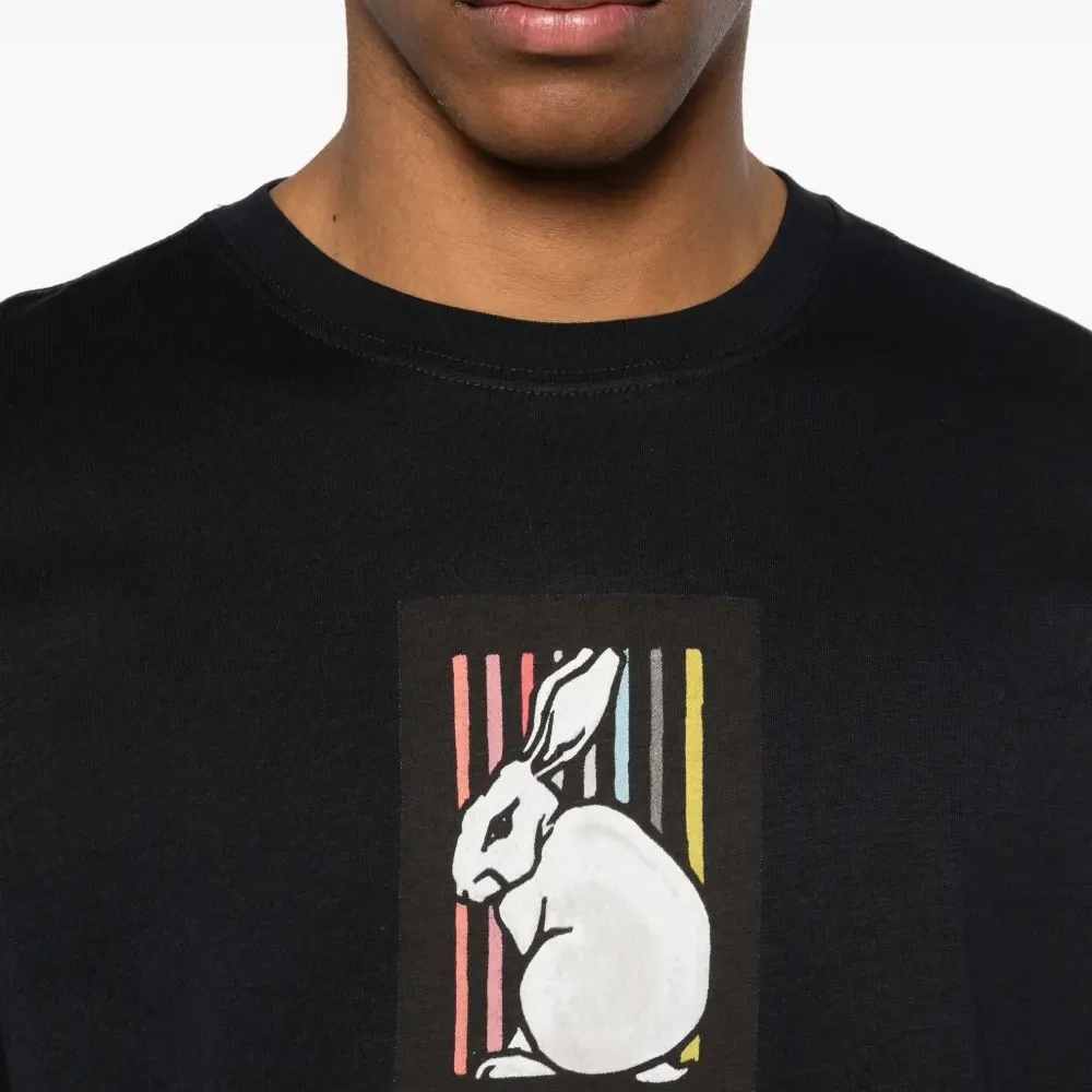 Футболка с принтом кролика