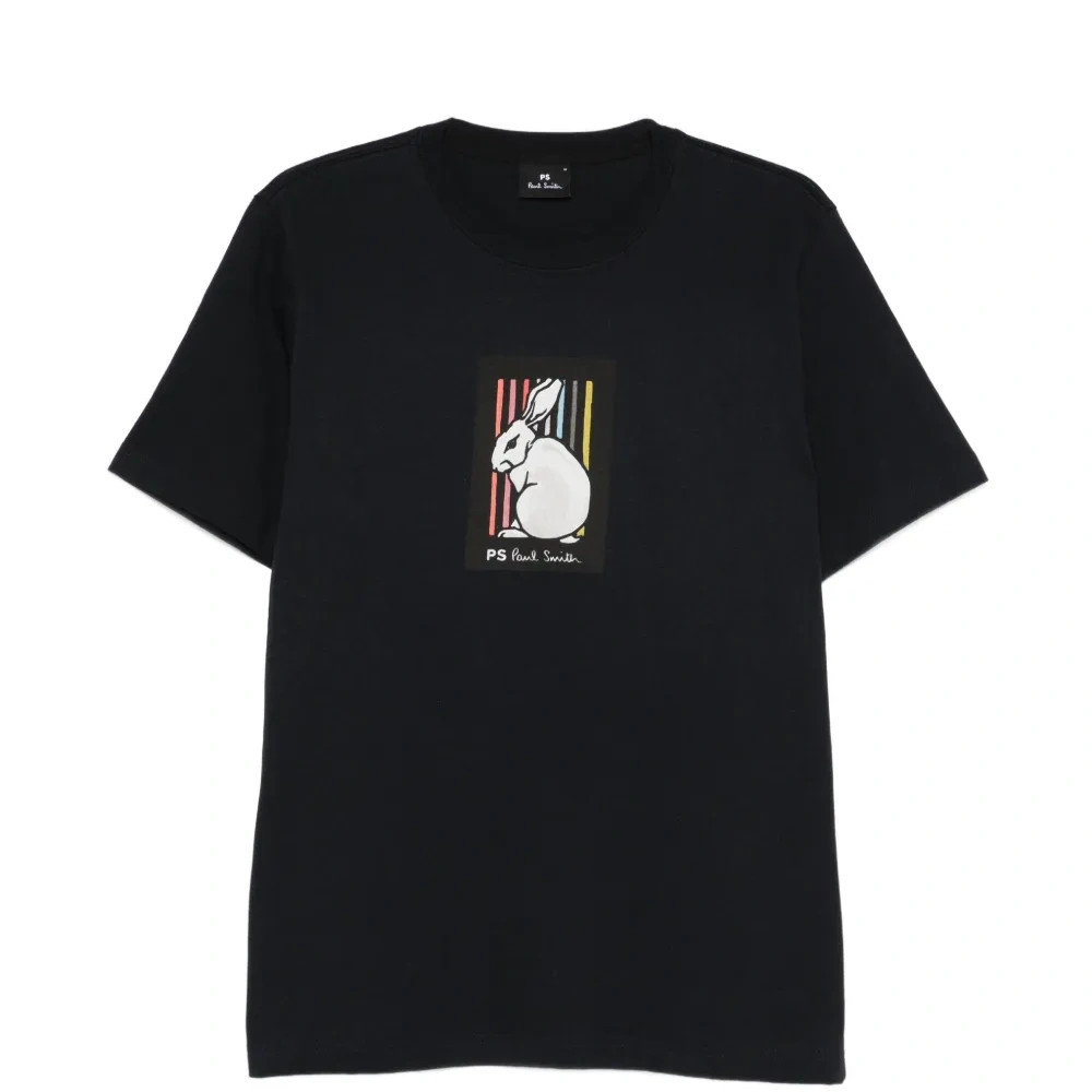 Футболка с принтом кролика