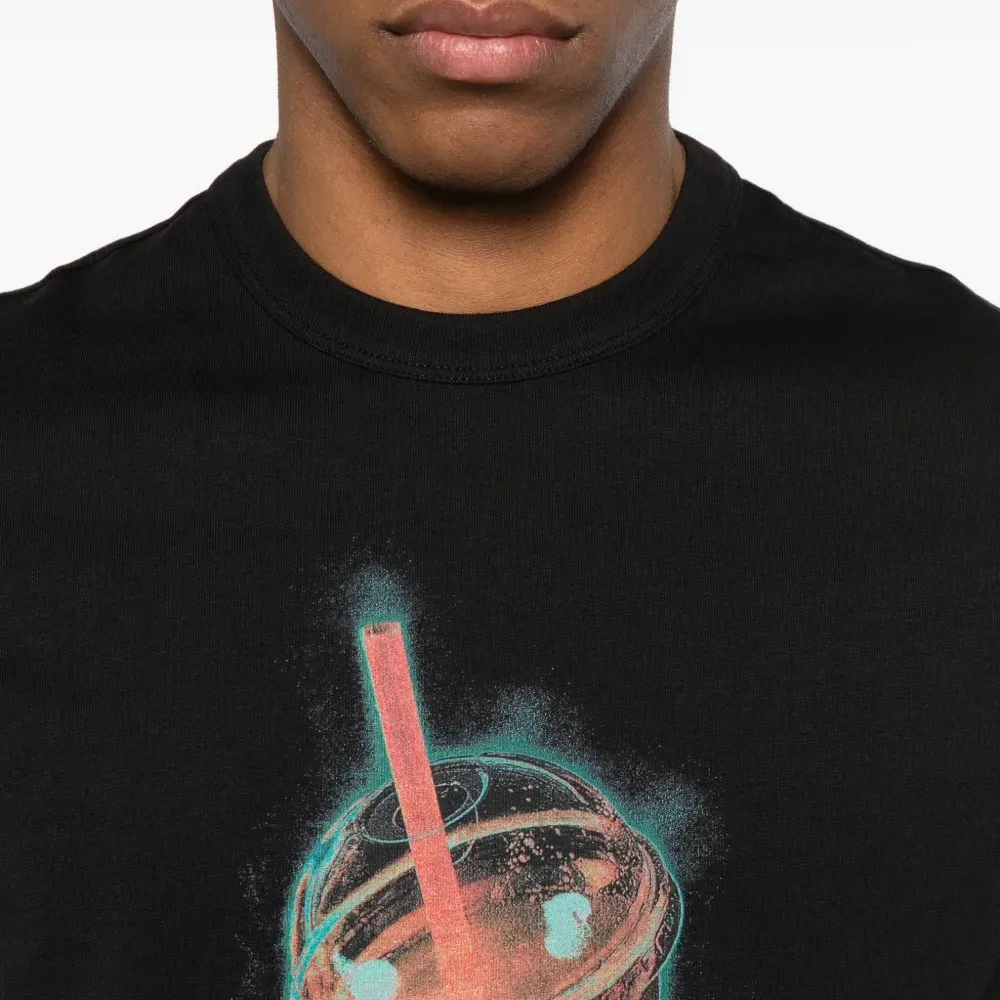 Футболка с принтом "Напиток"