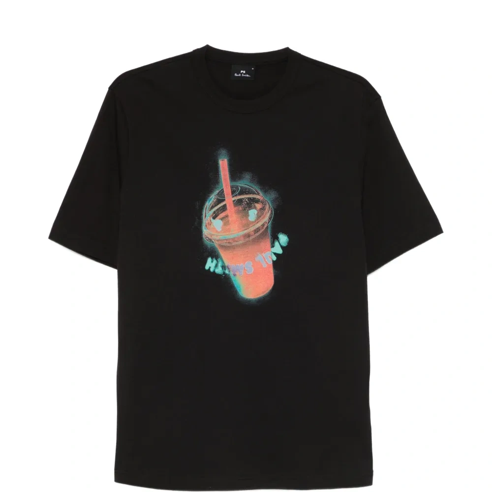 Футболка с принтом "Напиток"