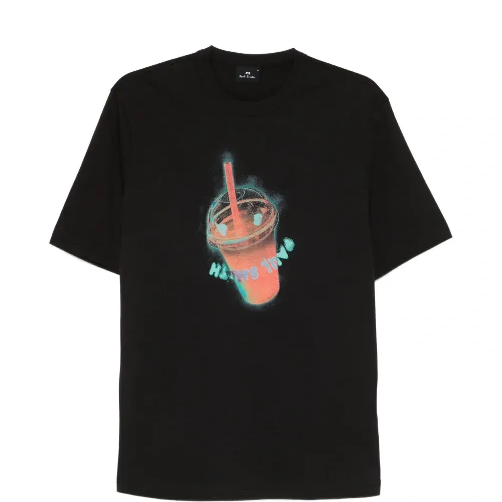 Футболка с принтом "Напиток"