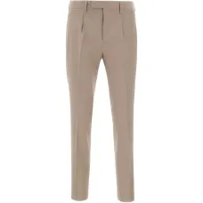 Брюки с плиссированными деталями