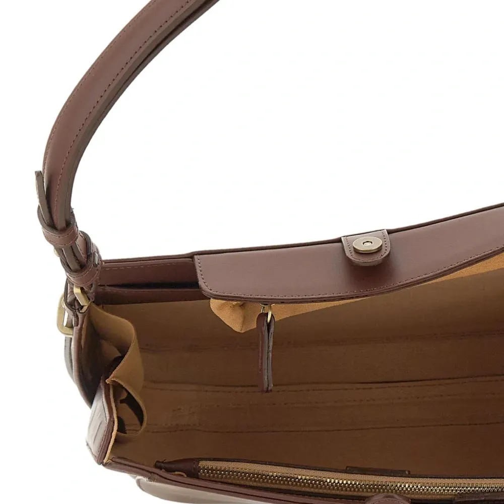 Кожаная сумка на плечо Sonya