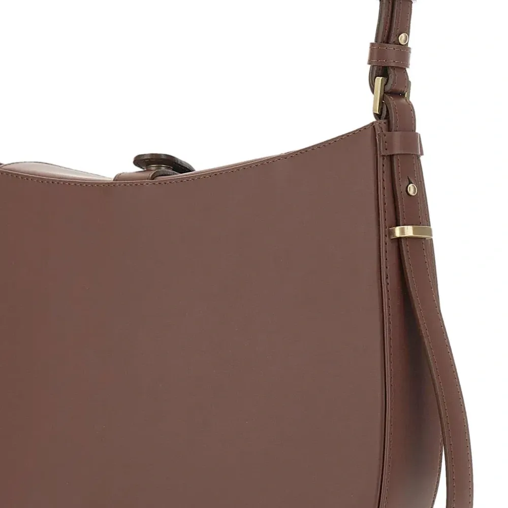 Кожаная сумка на плечо Sonya