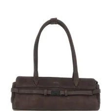 Сумка на плечо с украшением в виде логотипа Gina