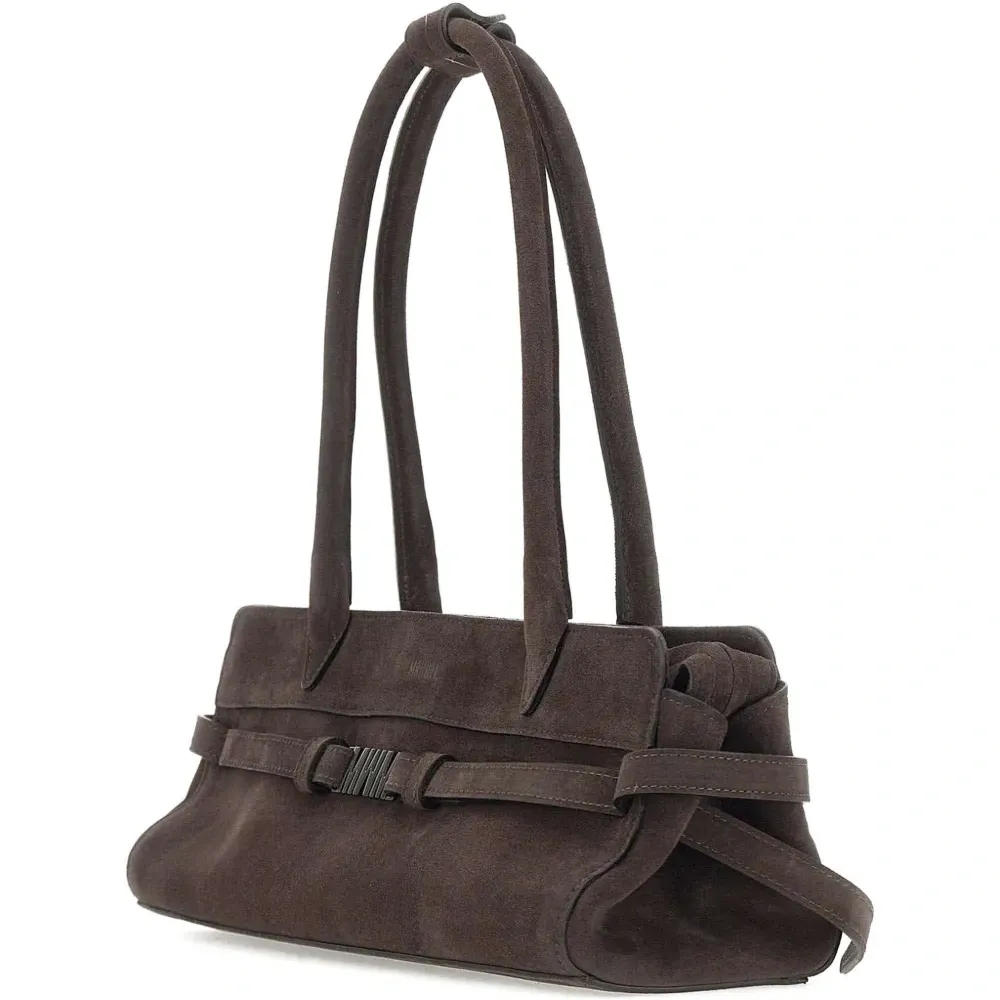 Сумка на плечо с украшением в виде логотипа Gina