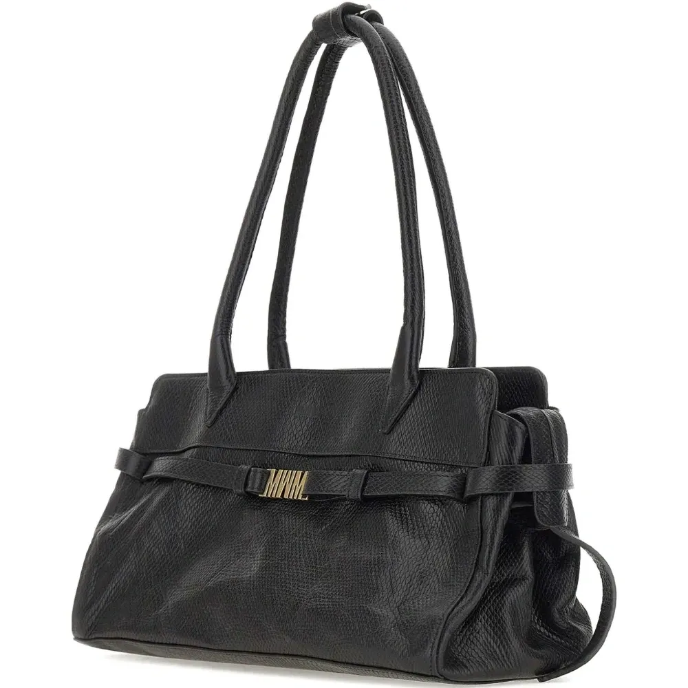 Сумка на плечо с отделкой в виде логотипа