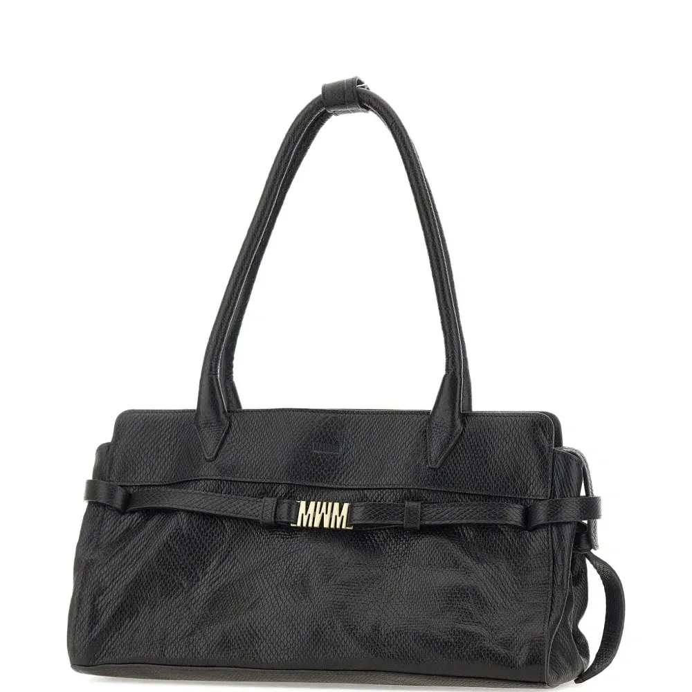 Сумка на плечо с отделкой в виде логотипа