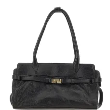 Сумка на плечо с отделкой в виде логотипа