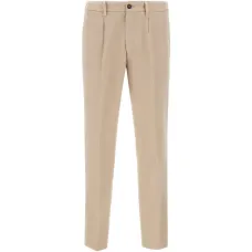 Брюки с плиссированными деталями