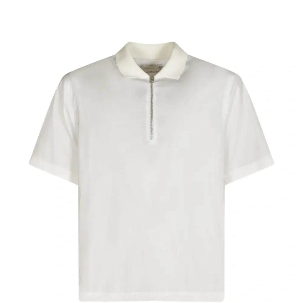 Поло на молнии до половины