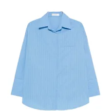 Рубашка Clemente в полоску с нагрудным карманом