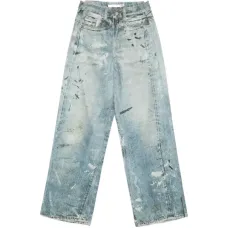 Джинсы с принтом Джинсы с принтом