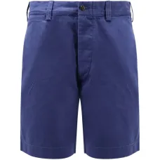 Плиссированные шорты из твила Плиссированные шорты из твила