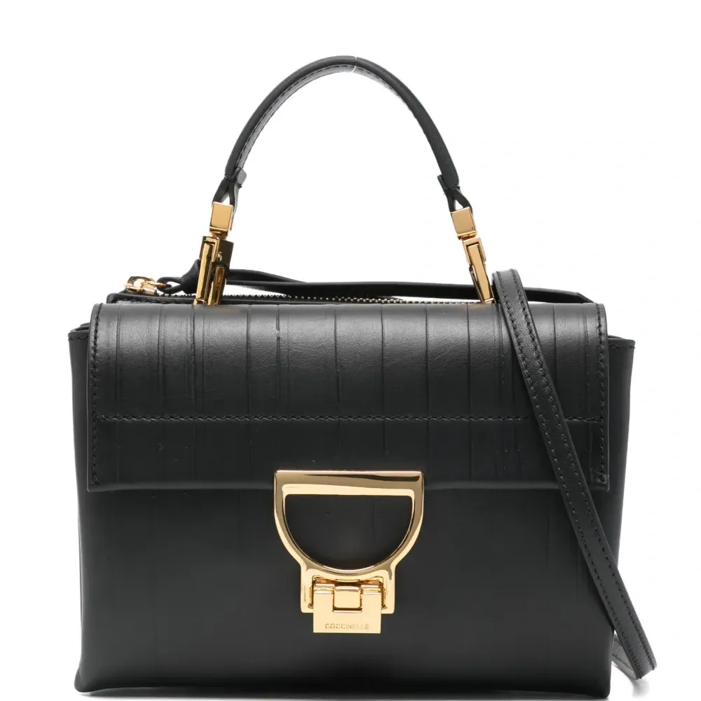 Сумка-сэтчел с фирменной фурнитурой