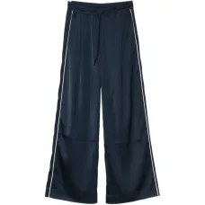 Брюки в полоску на завязках Брюки в полоску на завязках