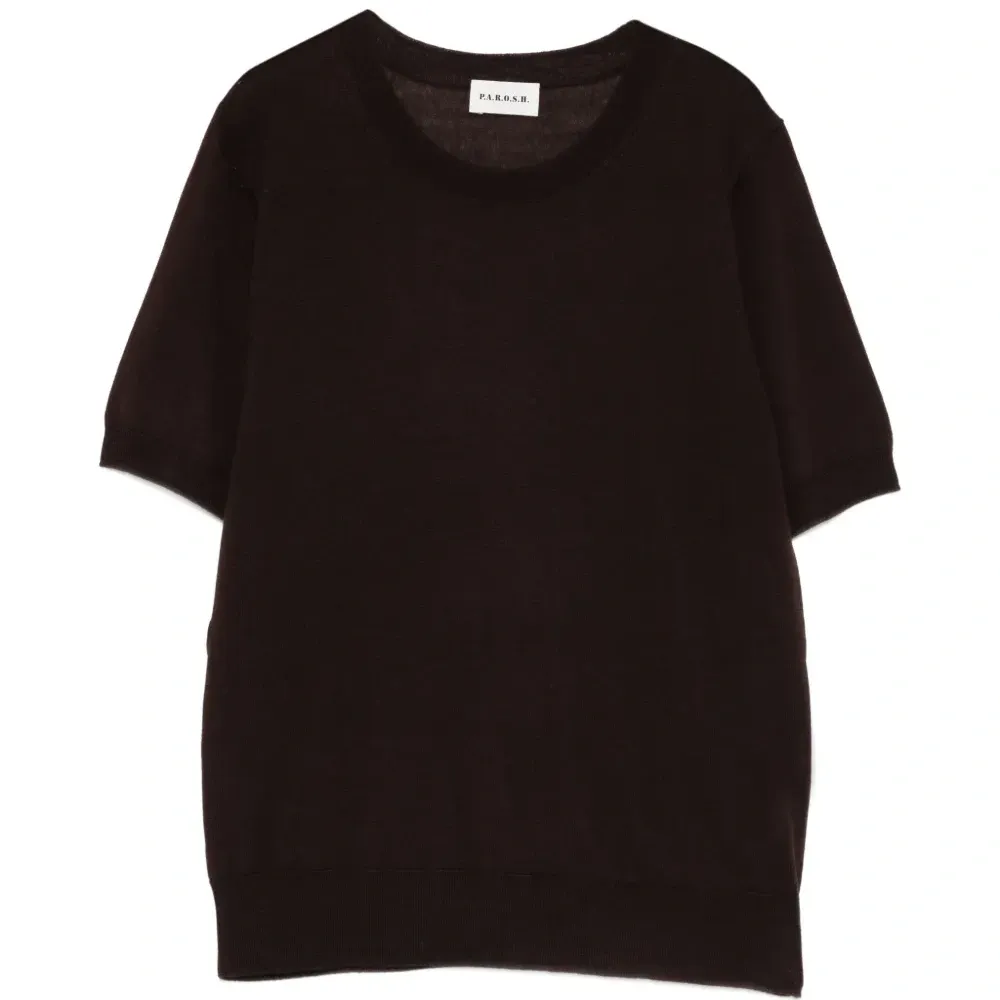 Футболка с короткими рукавами и круглым вырезом