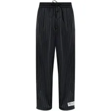 Спортивные брюки в полоску на кулиске