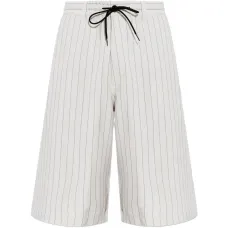 Шорты в полоску на завязке