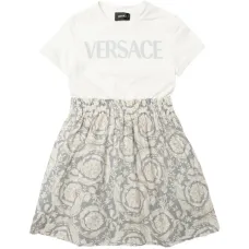 Футболочное платье с цветочным принтом