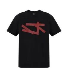 Футболка с графическим принтом и круглым вырезом Футболка с графическим принтом и круглым вырезом