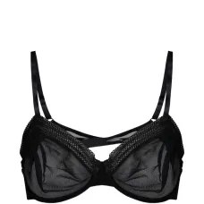 Бюстгальтер с кружевной отделкой