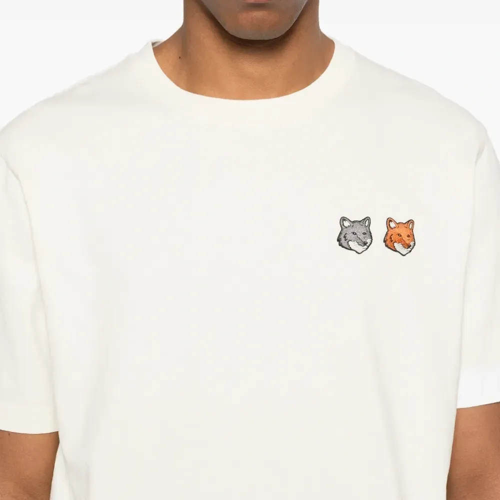 Футболка с двойной головой лисы
