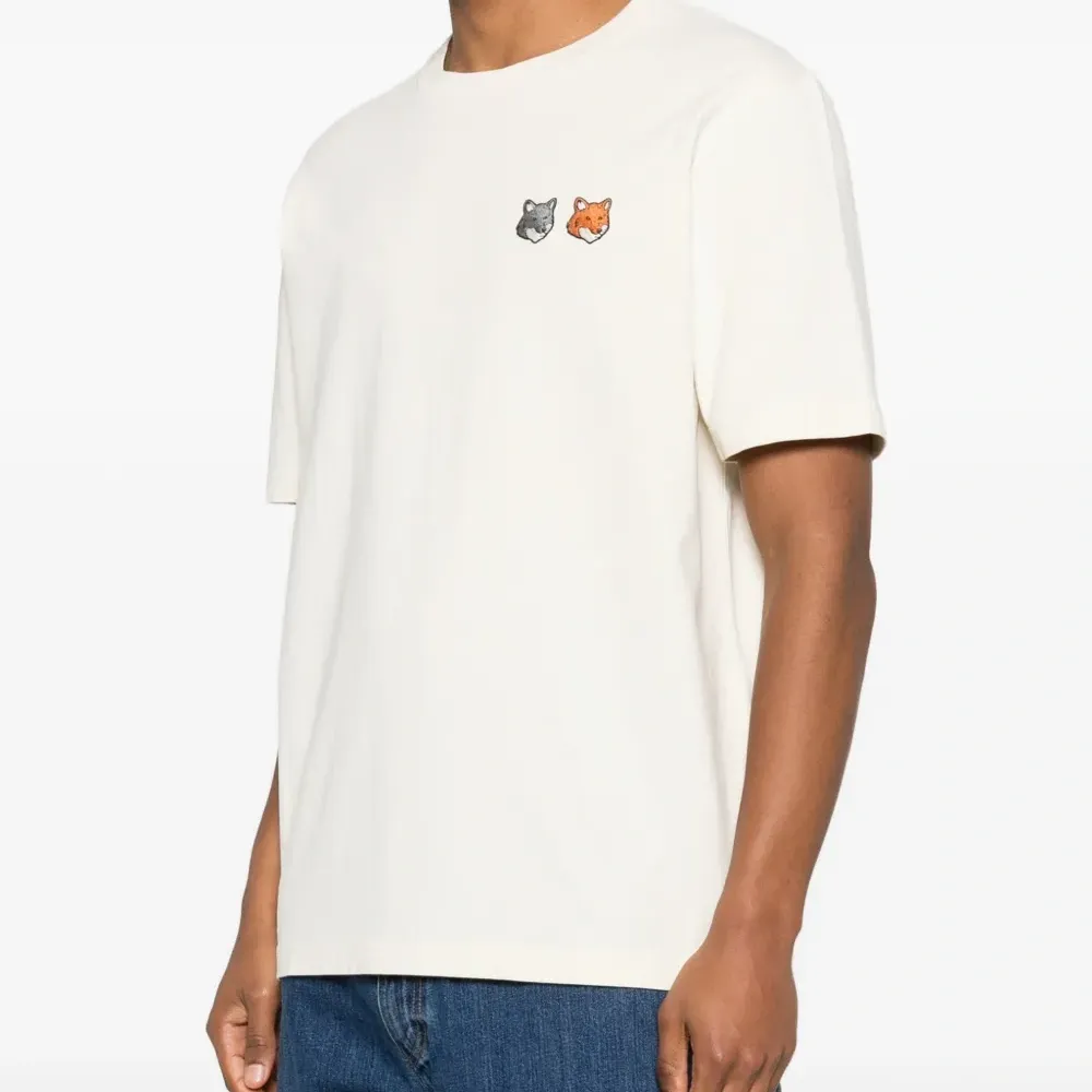 Футболка с двойной головой лисы