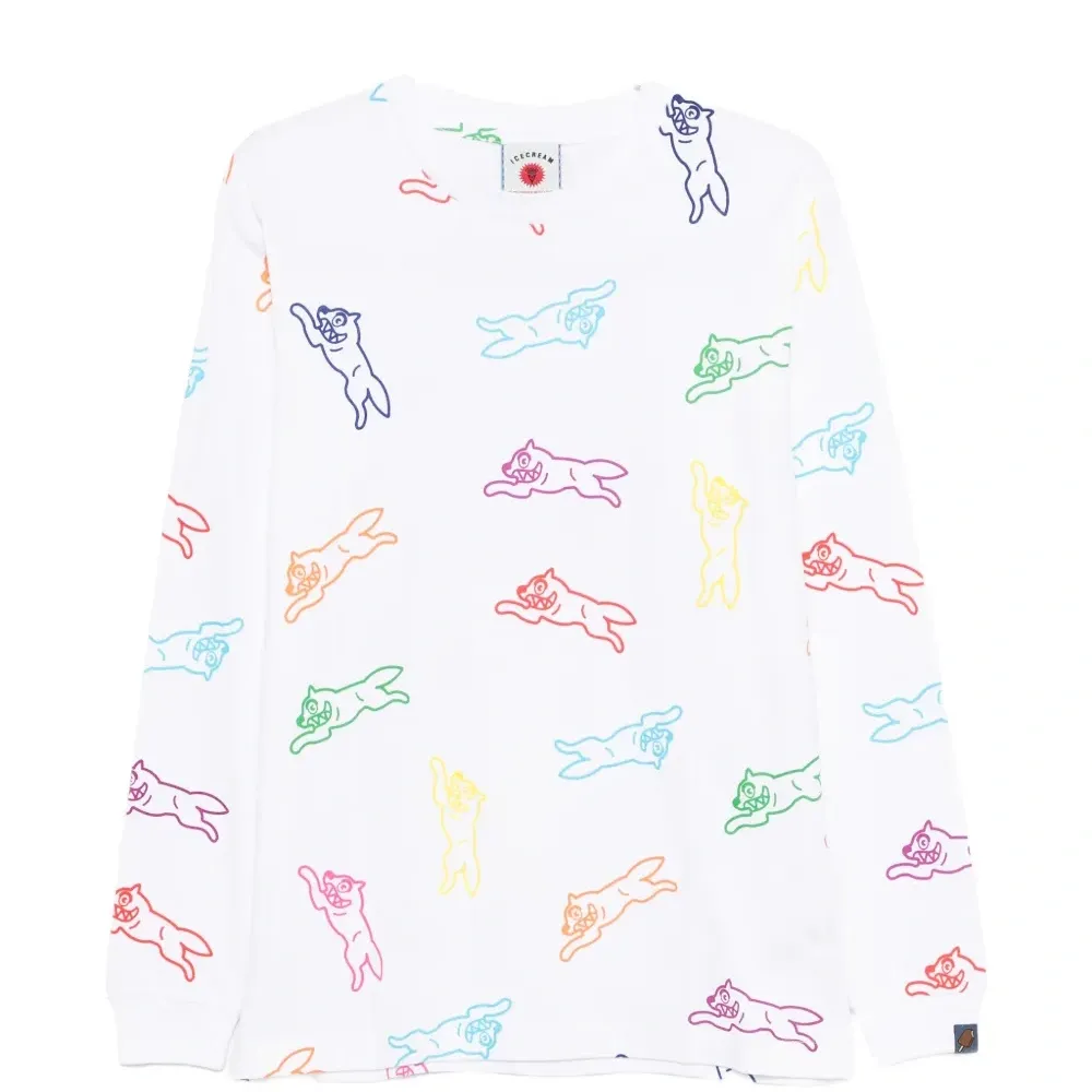 Футболка с бегущей собакой