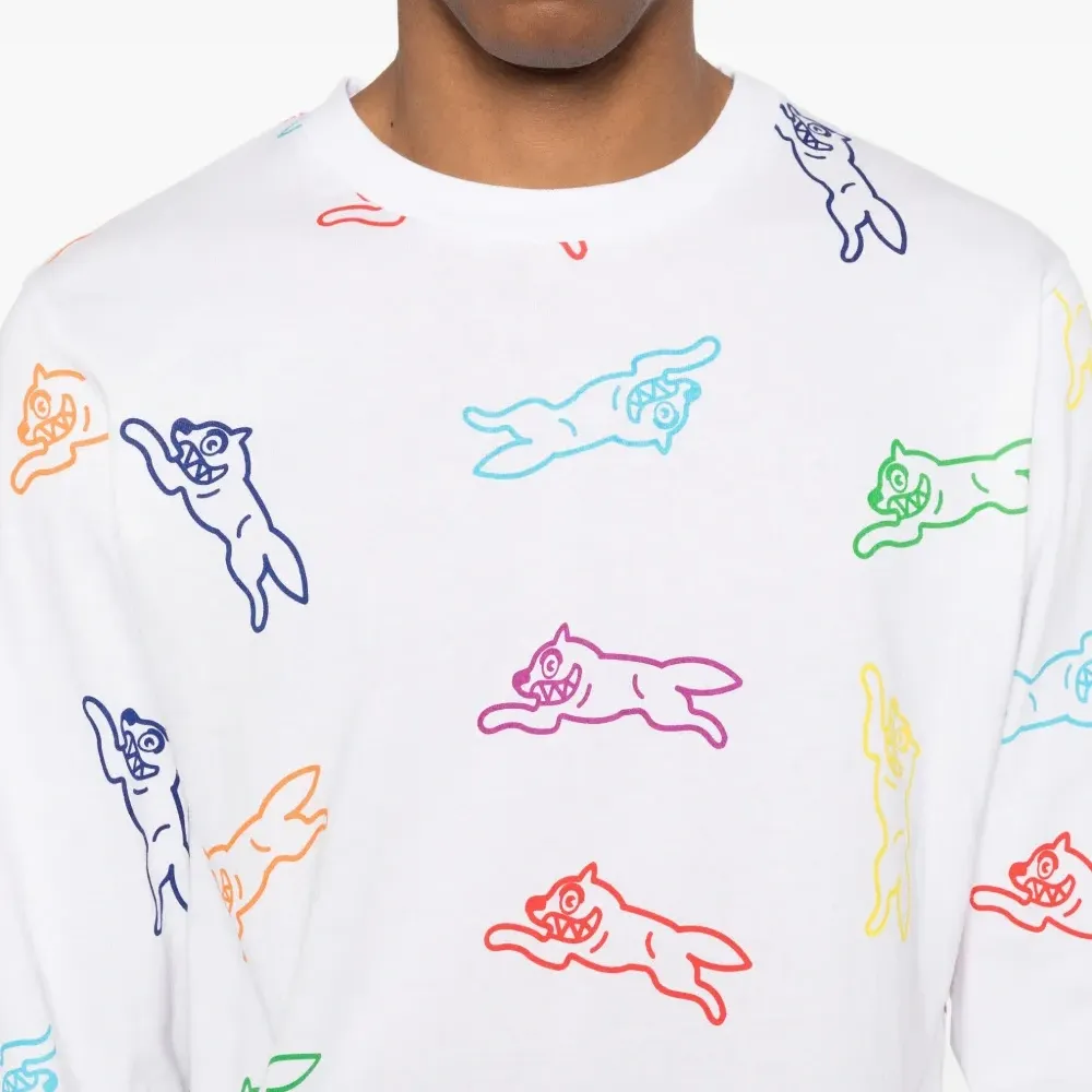 Футболка с бегущей собакой