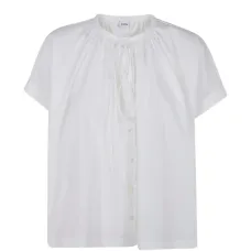 Рубашка с галстучным воротником