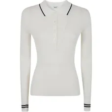 Рубашка поло в рубчик