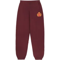 Брюки с нашивкой-логотипом