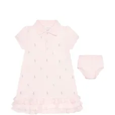 Комплект из футболки-поло с рюшами и трусиков (набор из двух предметов) Комплект из футболки-поло с рюшами и трусиков (набор из двух предметов)