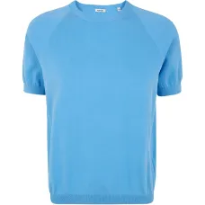 Футболка с короткими рукавами в рубчик